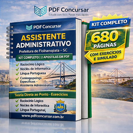 Apostila Digital Assistente Administrativo Florianópolis 2026