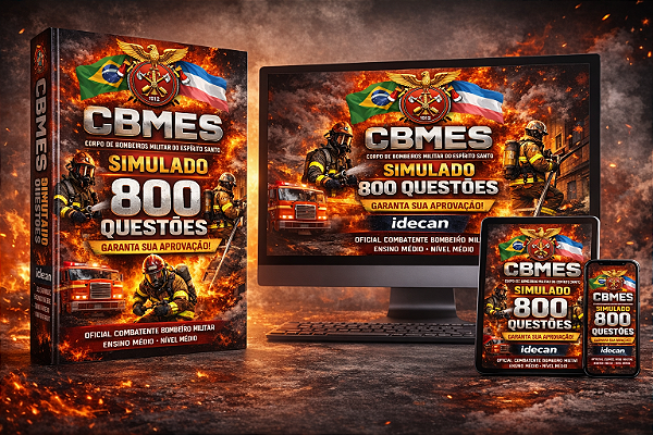 🔥 SIMULADO COMPLETO CBMES – 800 QUESTÕES COMENTADAS