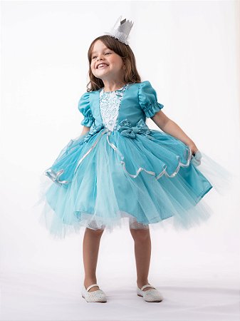 VESTIDO PRINCESA LUXO CINDERELA