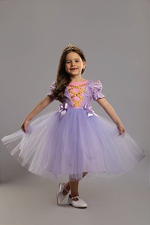 VESTIDO PRINCESA RAPUNZEL