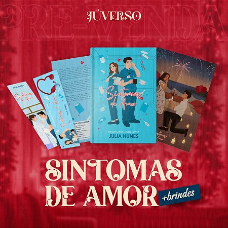 Livro Físico Sintomas de Amor + Brindes