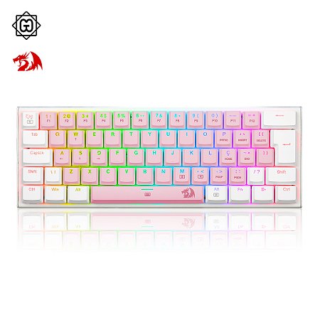 Teclado Gamer Redragon Anivia Rosa