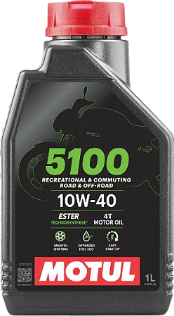 ÓLEO MOTUL 4T 10W-40 5100 1L