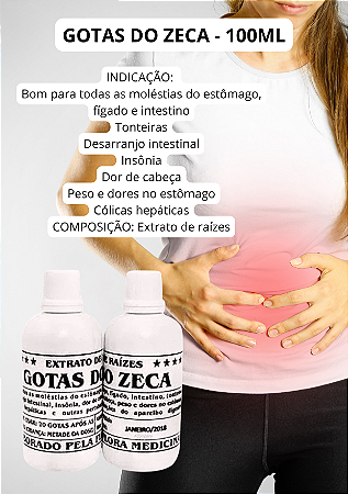 Gotas do zeca 100ml