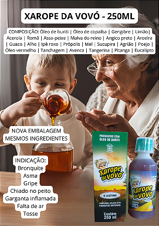 Xarope da vovó 250ml