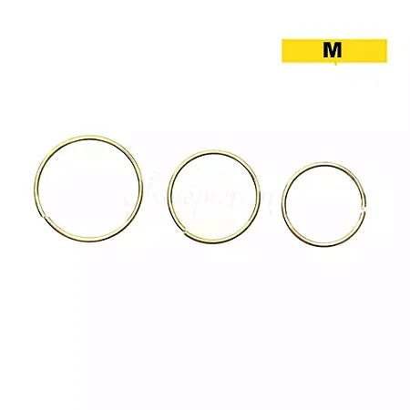 Piercings Nostril Argola Aço cirúrgico Cor Prateada