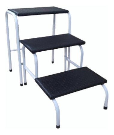 Escada Escadinha Para Maca Depilação 3 Degraus