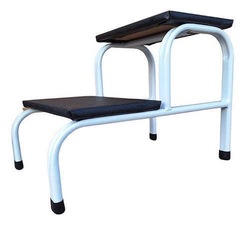 Escada Escadinha Para Maca 2 Degraus Obeso Medcombo