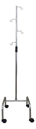 Suporte De Soro Inox Altura Regulável Medcombo