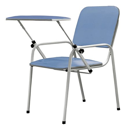 Cadeira Coleta Sangue Estofada Medcombo Melhor Azul Preço