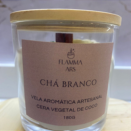 Vela Aromática Chá Branco 180g