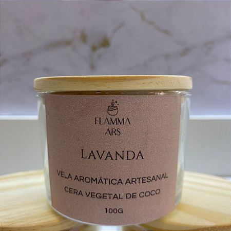 Vela Aromática Lavanda 100g