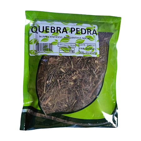 Quebra-Pedra Folha & Talo 50g – Chá Natural para Rins, Cálculos Renais e Infecção Urinária