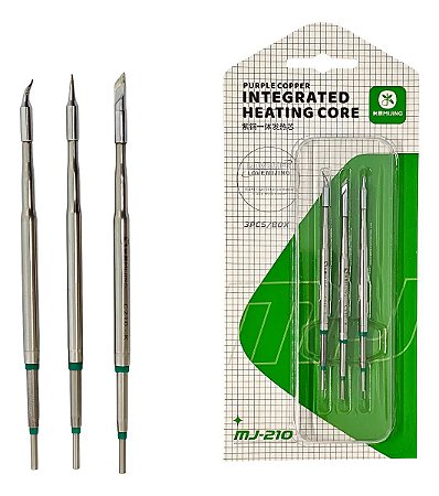 kit pontas C210 faca curva reta da mijing