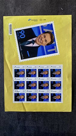 Folha de Selos do Brasil Completa - 90 Anos Silvio Santos - Brasil 2020