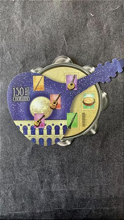 Bloco de Selos do Brasil - 150 Anos do Chorinho - Brasil 2020 - Mint