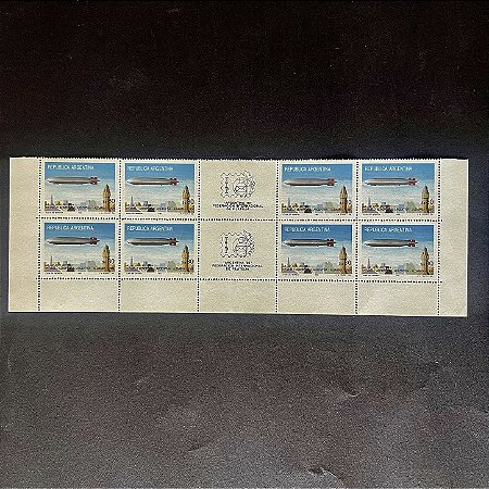 02 Quadras de Selos Estrangeiros - Republica Argentina - 1o.Vuelo Aeropostal - Argentina-Alemanha - - Mint - ref.21