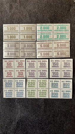 10 Quadras de Selos do Brasil - Regulares - Mint