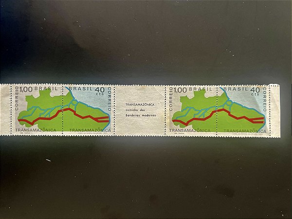 Série de Selos do Brasil - Transamazonica - 1971 - Mint - ref.76