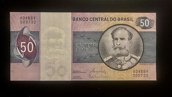 Cédula do Brasil -Cinquenta Cruzeiros - Deodoro da Fonseca - FE - ref.183