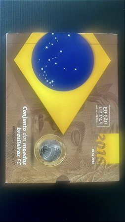 Conjunto de Moedas do Brasil - Blister - Real 2016 - Edição Limitada - FC - ref.184