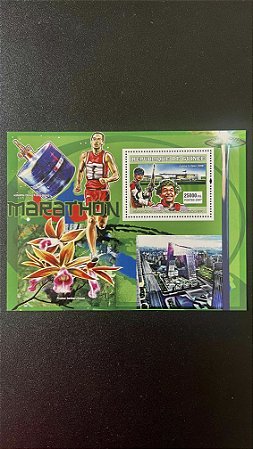 Bloco de Selos da Republique de Guinee - Marathon - Mint - ref.618