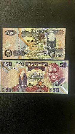 02 Cédulas Estrangeiras - Bank of Zambia - FE - ref.202