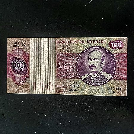 Cédula do Brasil - Cem Cruzeiros - Floriano Peixoto - Mbc - ref.209