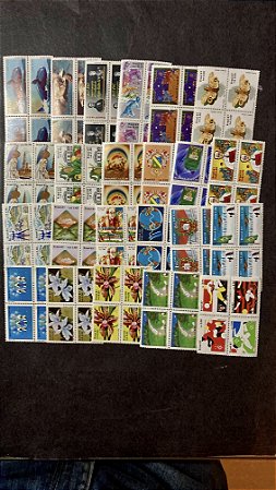 24 Quadras de Selos Comemorativos do Brasil - 1987 - Mint
