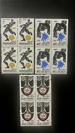Série de Selos do Brasil - Promoção das Artes Populares - 1972- Mint -ref.330