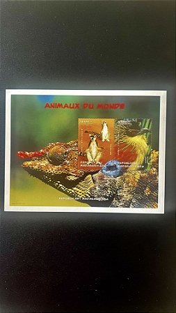 Bloco de Selos da Repoblikan`I Madagasikara - Animaux du Monde - Mint - ref.345