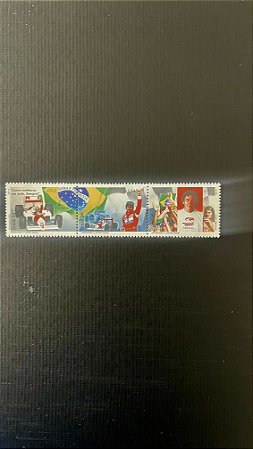 Série de Selos do Brasil - Homenagem a Ayrton Senna - Brasil 1994 - Mint