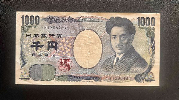 Cedula de 1000 Ienes do Japão - Cedula antiga - FE - ref.392