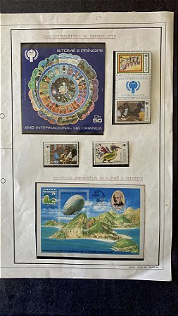 Folha de Exposição de Selos - Ano Internacional da Criança 1979  (ref.438)