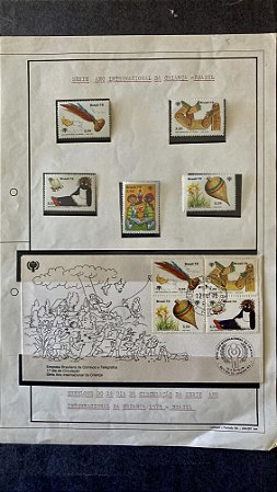 Folha de Exposição de Selos - Ano Internacional da Criança 1979  (ref.440)