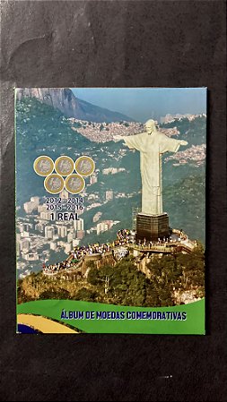 Album de Moedas Comemorativas do Brasil - 17 Moedas das Olimpiadas - FC  (ref.461)