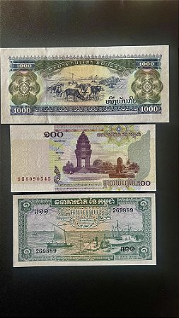 03 Céduals Estrangeiras - Laos - Camboja - Cambodge - FE - ref.495