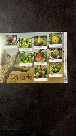 Folha de Selos do Brasil - Frutas do Cerrado - Brasil 2016 - Mint - (ref.505)