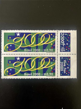Selos Comemorativos do Brasil - Feliz 2000 - Mint - ref.520
