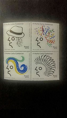 Série de Selos do Brasil - 450 Anos do Rio de Janeiro - Brasil 2015 - Mint  (ref.574)