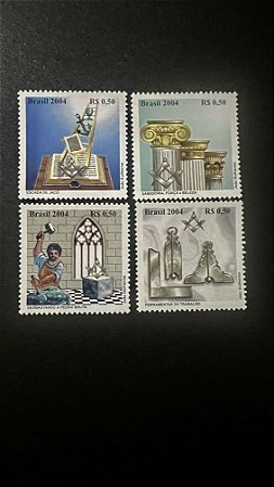 Serie de Selos do Brasil - Maconaria - Brasil 2004 - Mint - (ref.577)