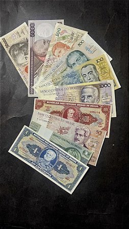 10 Cédulas do Brasil Diferentes - Mbc-Sob - ref.600