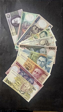 10 Cédulas do Brasil Diferentes - Mbc-Sob - ref.601