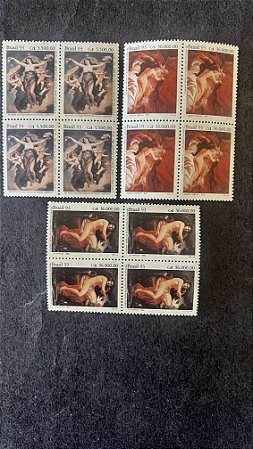 Série de Selos do Brasil - 150 Anos do Nascimento de Pedro Américo - Brasil 1993 - Mint - ref.624