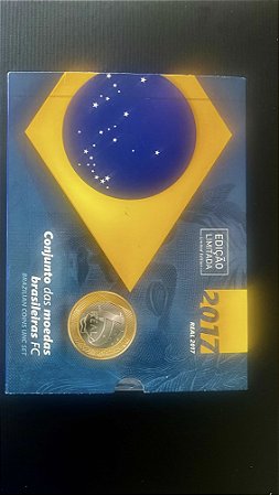 Conjunto de Moedas do Brasil - Blister - Real 2017 - FC - Edição Limitada- ref.658