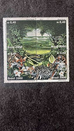 Série de Selos do Brasil - Prevenção do Meio Ambiente - Brasil 2000 - Mint - ref.678