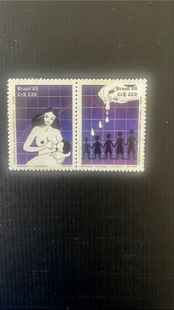 Série de Selos do Brasil - Aleitamento - Brasil 1985 - Mint - ref.683