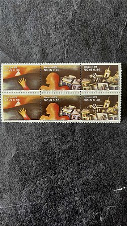 Série de Selos do Brasil - Bicentenário da Inconfidencia Mineira - Brasil 1989 - Mint - ref.692