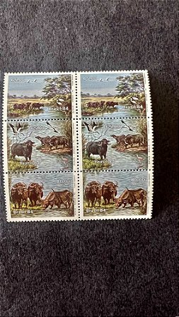 Série de Selos do Brasil - Bufalos de Marajó - Brasil 1984 - Mint - ref.700