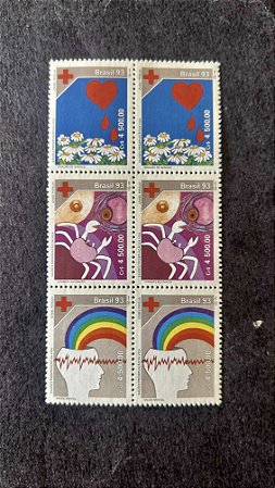 Série de Selos do Brasil - Saúde e Preservação da Vida - Brasil 1993 - Mint - ref.702